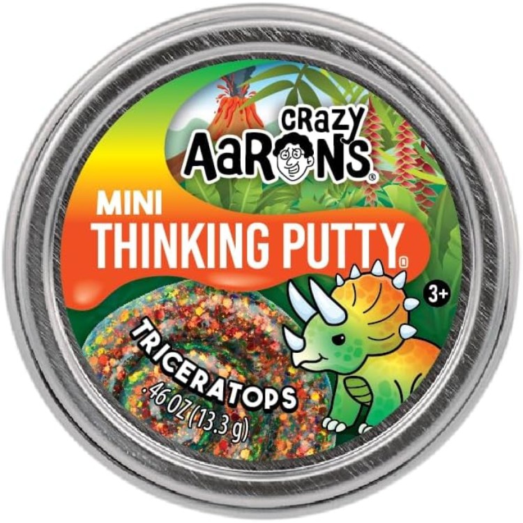 Crazy Aaron's Mini Thinking Putty - Triceratops