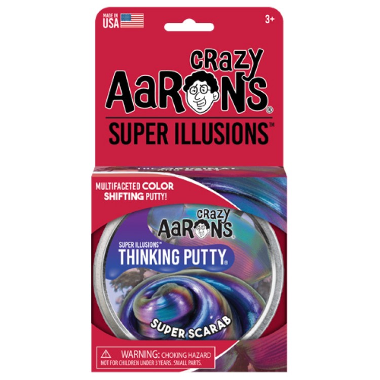Crazy Aaron's Super Illusion Thinking Putty - Super Scarab