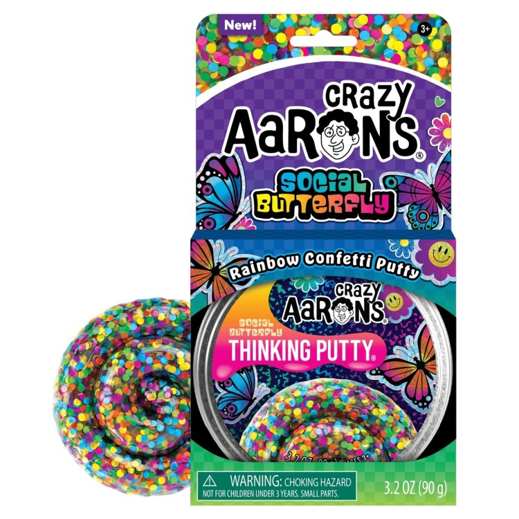 Crazy Aaron's Trendsetters Thinking Putty - Social Butterfly
