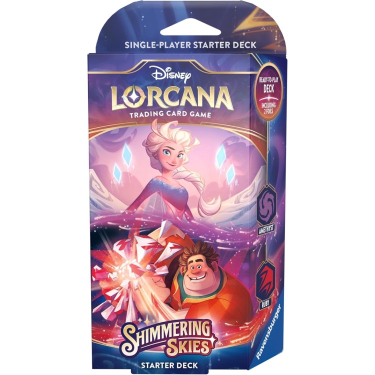 Disney Lorcana 5 Shimmering Skies Deck - Elsa/Wreck-It Ralph