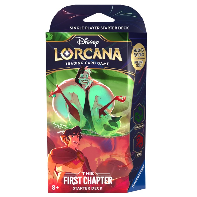 Disney Lorcana The First Chapter Cruella de Vil & Aladdin Starter Deck