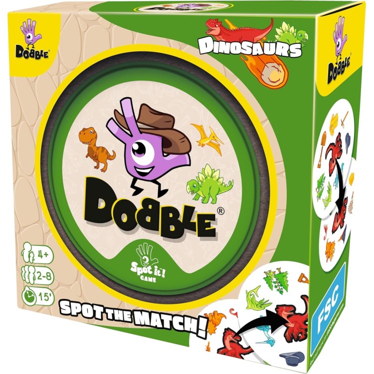 Dobble Dinosaurs Card Game