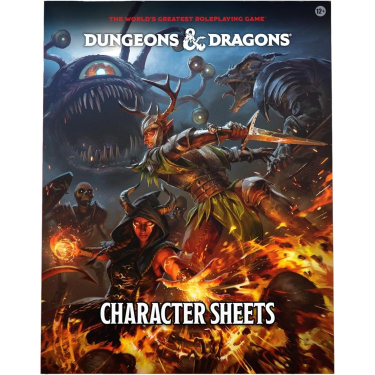Dungeons & Dragons Character Sheets 2024 (Pack of 50)