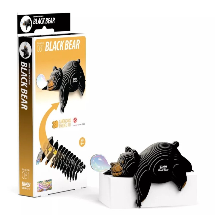 EUGY Dodoland 3D Black Bear Model No. 81