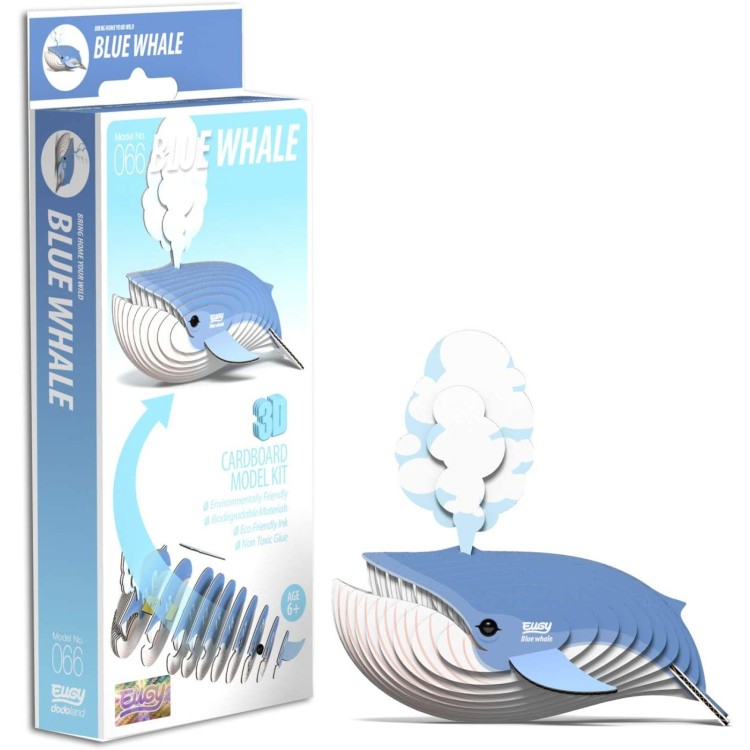 EUGY Dodoland 3D Blue Whale Model No. 66