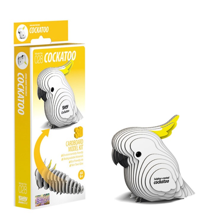 EUGY Dodoland 3D Cockatoo Model No. 28