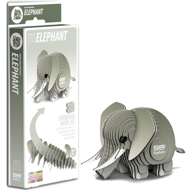 EUGY Dodoland 3D Elephant Model No. 10