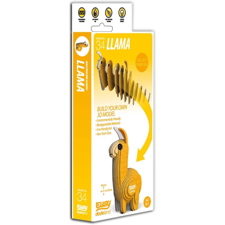 EUGY Dodoland 3D Llama Model No. 34