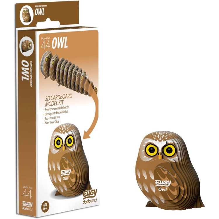 EUGY Dodoland 3D Owl Model No. 44