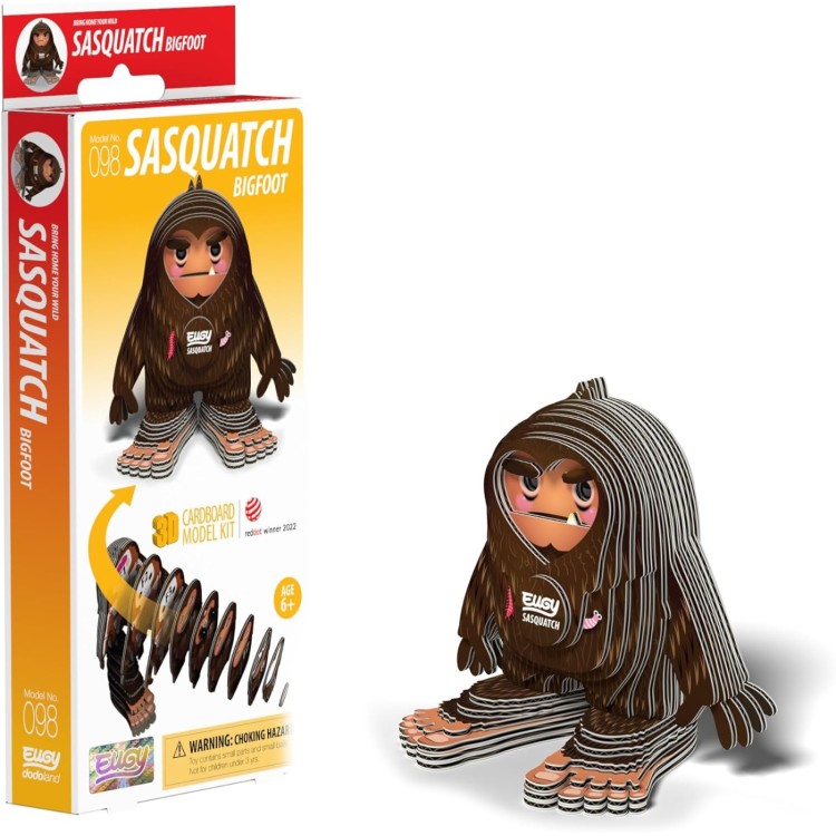 EUGY Dodoland 3D Sasquatch Bigfoot Model No. 98