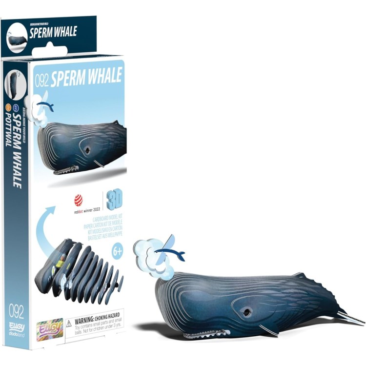 EUGY Dodoland 3D Sperm Whale Model No. 92