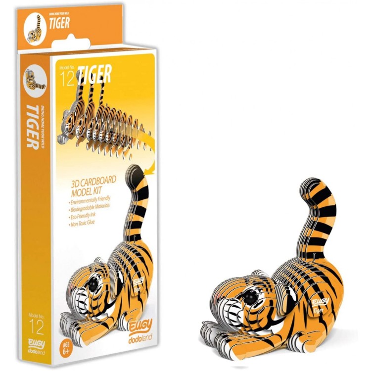 EUGY Dodoland 3D Tiger Model No. 12