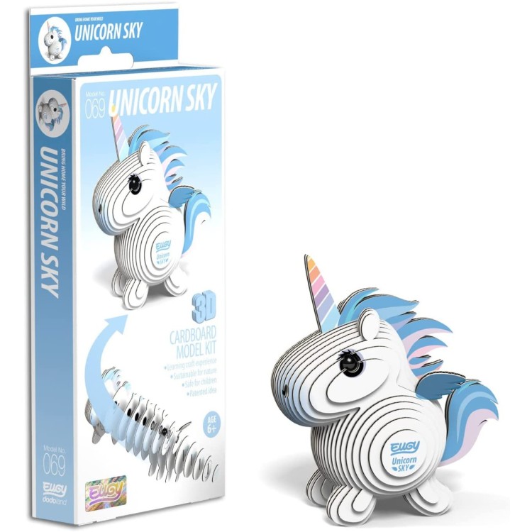 EUGY Dodoland 3D Unicorn Sky Model No. 69