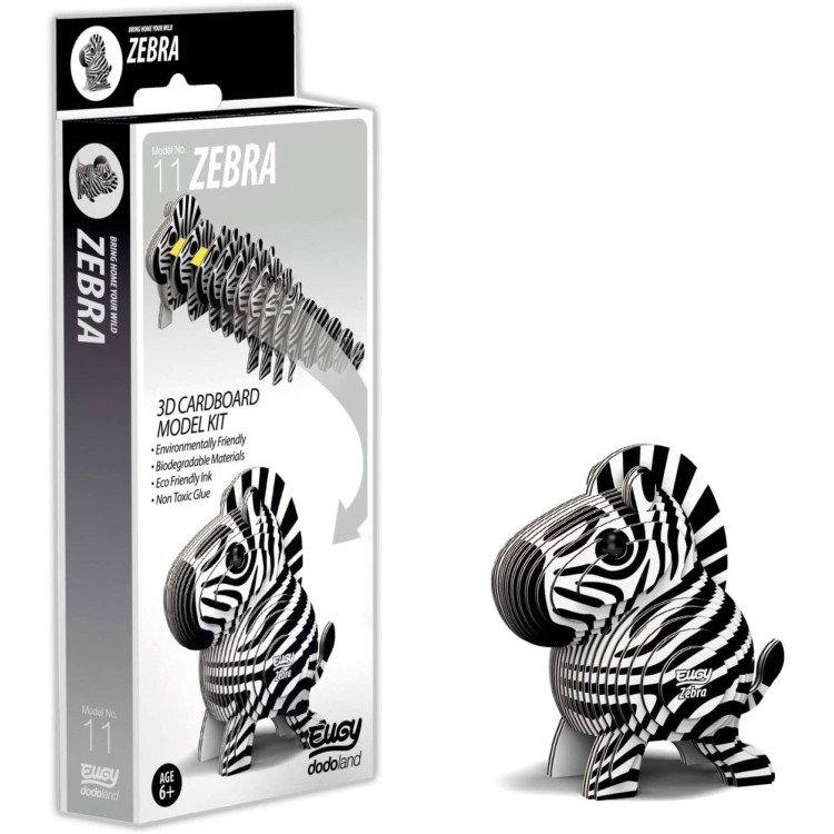 EUGY Dodoland 3D Zebra Model No. 11