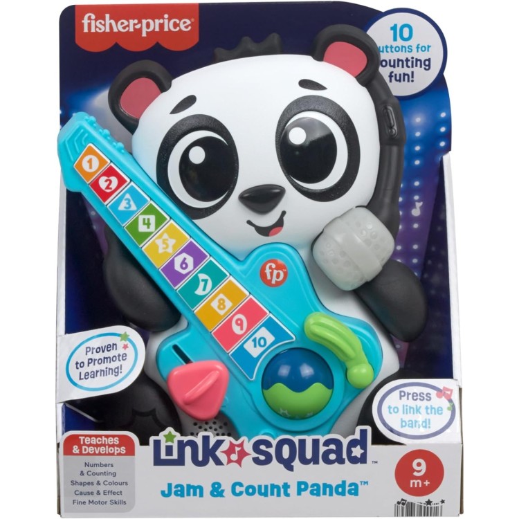 Fisher-Price Link Squad Jam & Count Panda