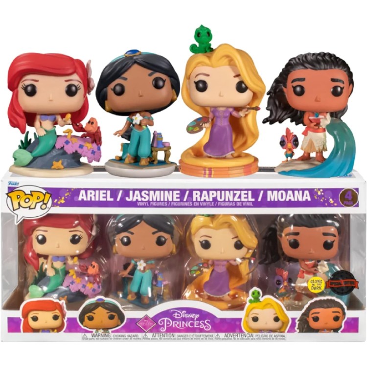 Funko POP Disney Princess Vinyl Figure 4 Pack