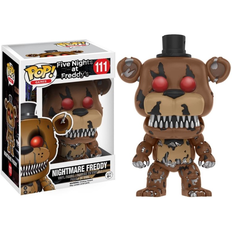 Funko POP Five Nights At Freddy's Nightmare Freddy Bobble-Head Vinyl Figure 111