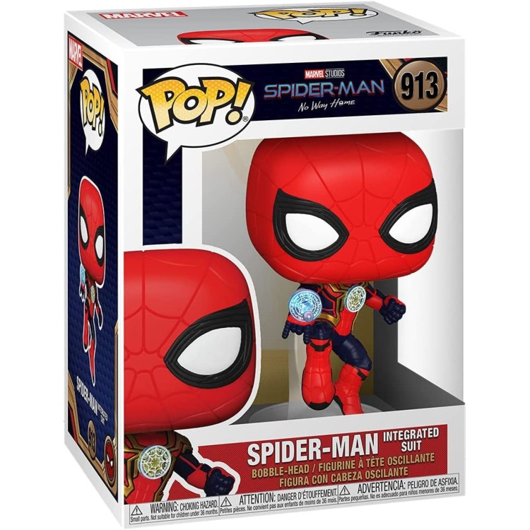 Funko POP Marvel Spider-Man Integrated Suit Bobble-Head Figure 913