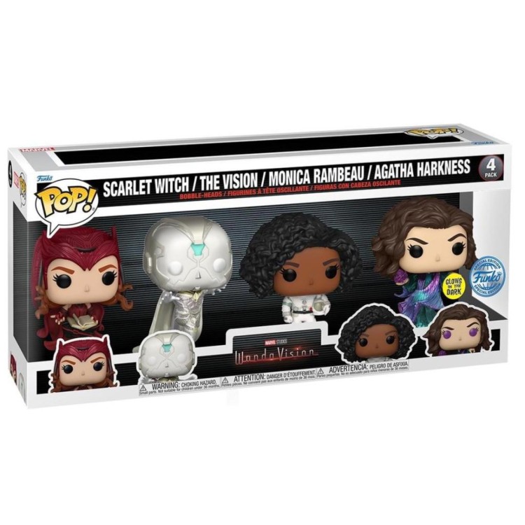 Funko POP Marvel WandaVision Bobble-Head Figure 4 Pack