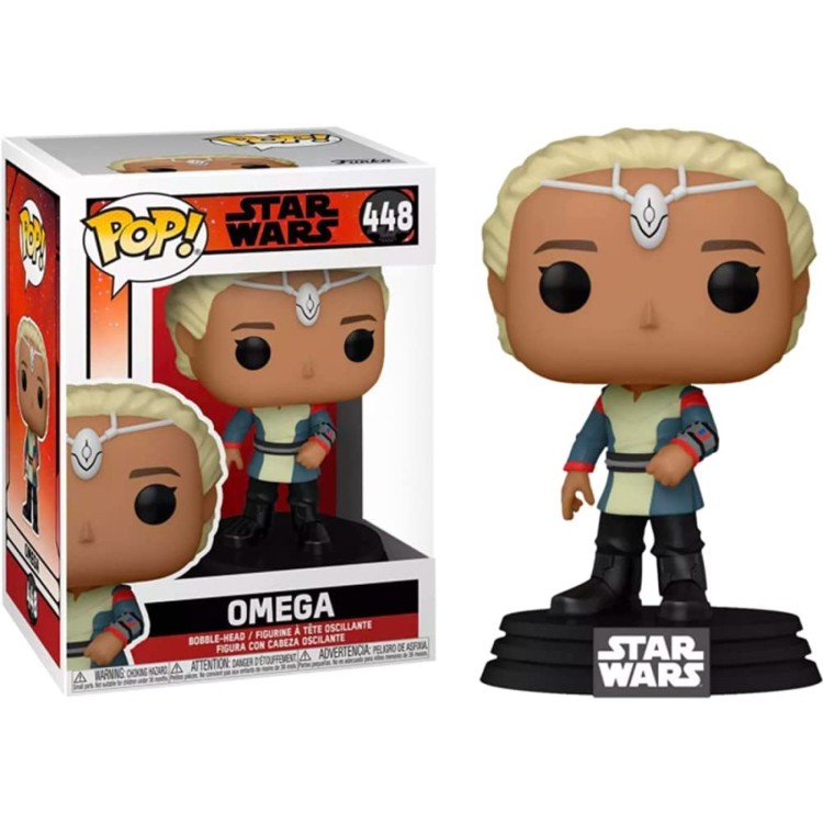 Funko POP Star Wars Omega Bobble Head Vinyl Figure 448