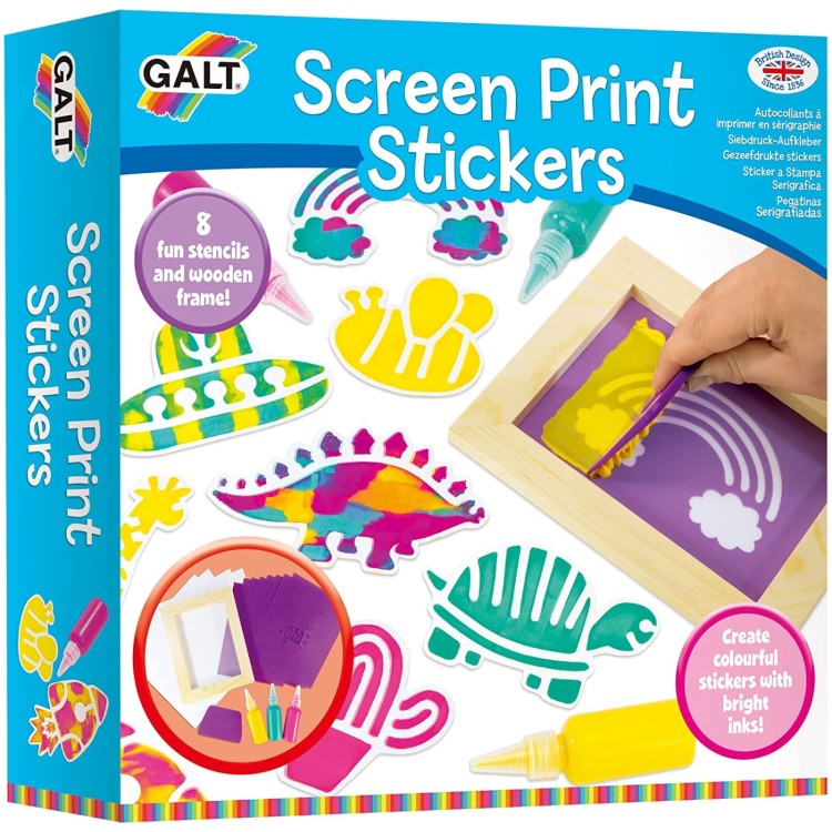 GALT Screen Print Stickers