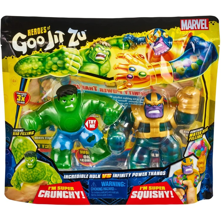 Heroes of Goo Jit Zu - Marvel Incredible Hulk Vs Infinity Power Thanos