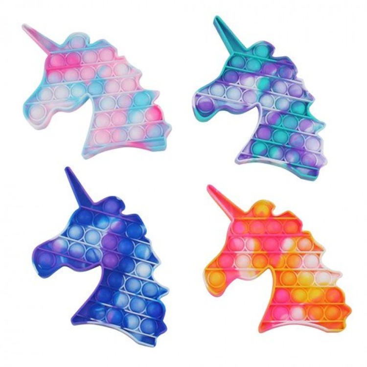 HGL - Push Popper Unicorn - Assorted Tie Dye