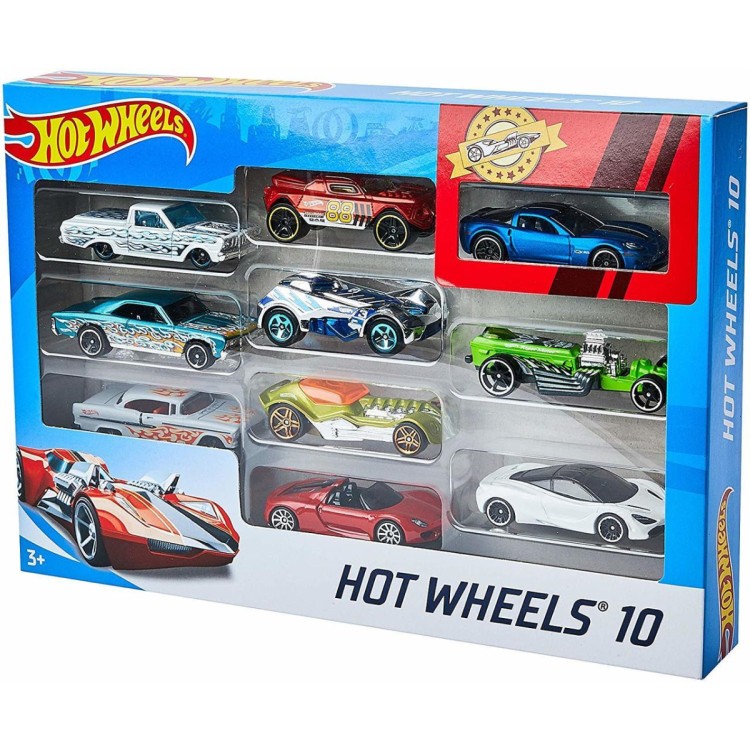 Hot Wheels 10 Assorted Cars - 54886