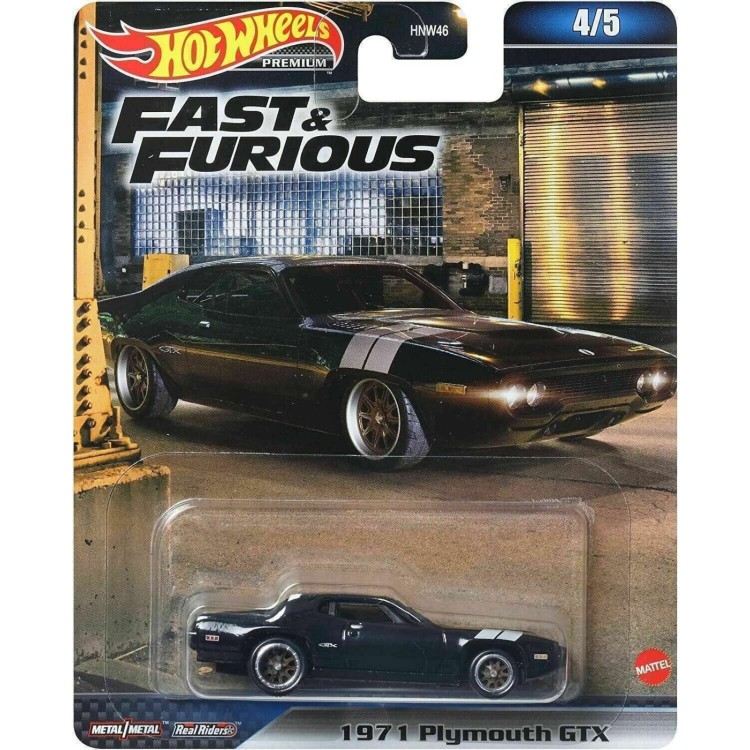 Hot Wheels Premium Fast & Furious 1971 Plymouth GTX - HNW55