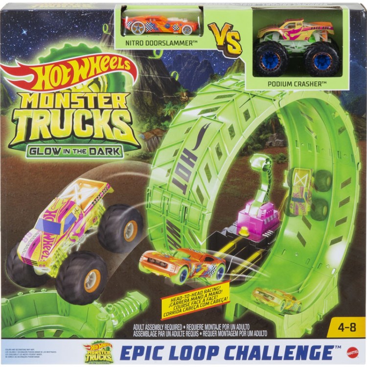 Hot Wheels Monster Trucks - Glow in the Dark Epic Loop