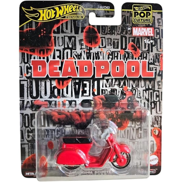 Hot Wheels Premium - Deadpool Scooter - JBL70