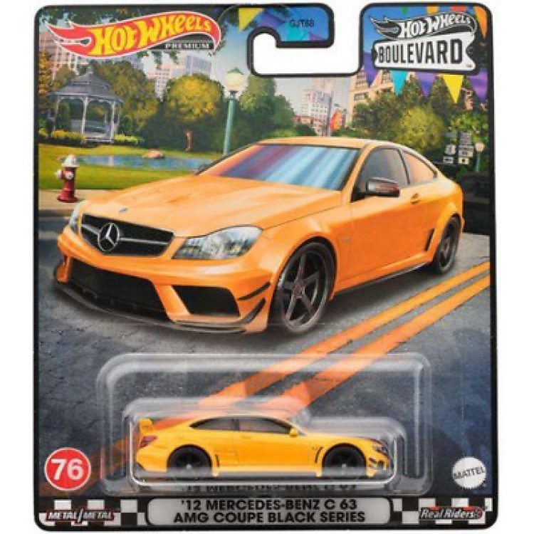 Hot Wheels Premium Boulevard - '12 Mercedes-Benz C 63 AMG Coupe Black Series - HKF23
