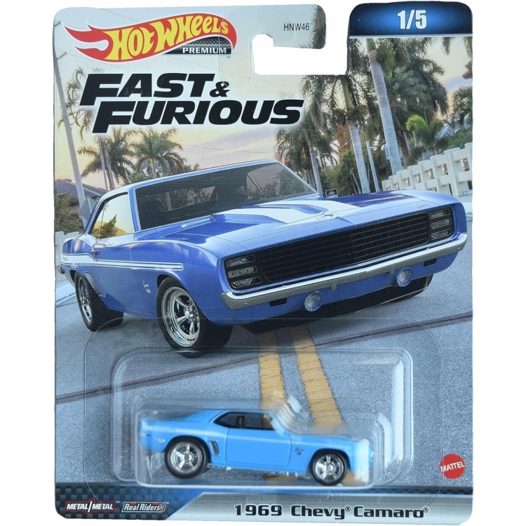 Hot Wheels Premium Fast & Furious 1969 Chevy Camaro - HKD24