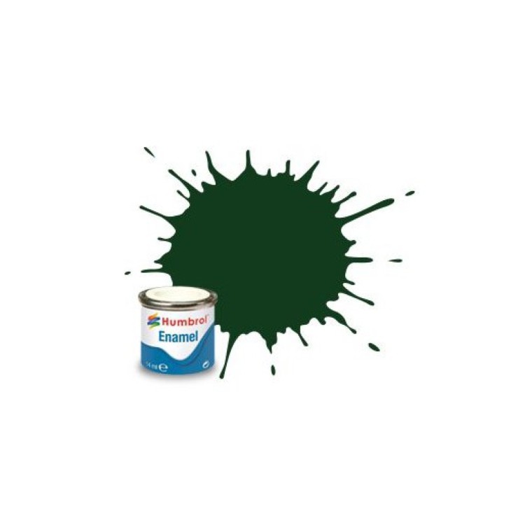 Humbrol Enamel 14ml Tinlet No 1 Gloss Brunswick Green 3 AA0031