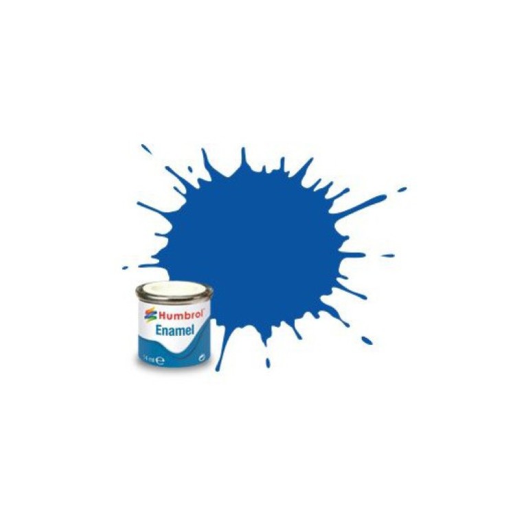 Humbrol Enamel 14ml Tinlet No 1 Gloss French Blue 14 AA0151
