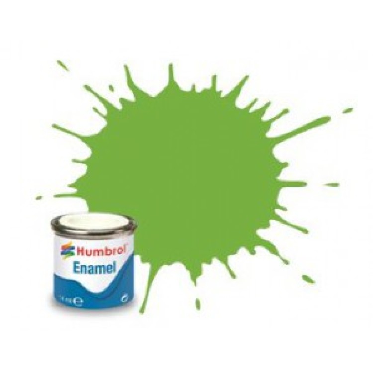 Humbrol Enamel 14ml Tinlet No 1 Gloss Lime Green 38 AA0415