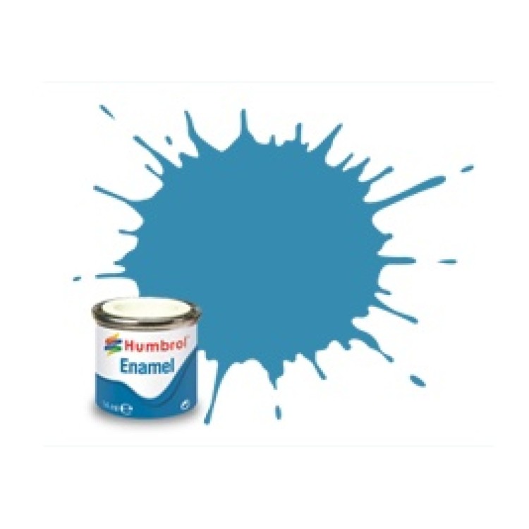 Humbrol Enamel 14ml Tinlet No 1 Gloss Mediterranean Blue 48 AA0521