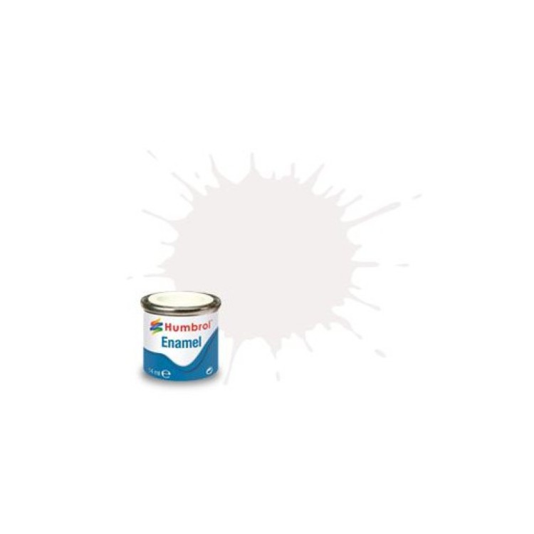 Humbrol Enamel 14ml Tinlet No 1 Gloss White 22 AA0240