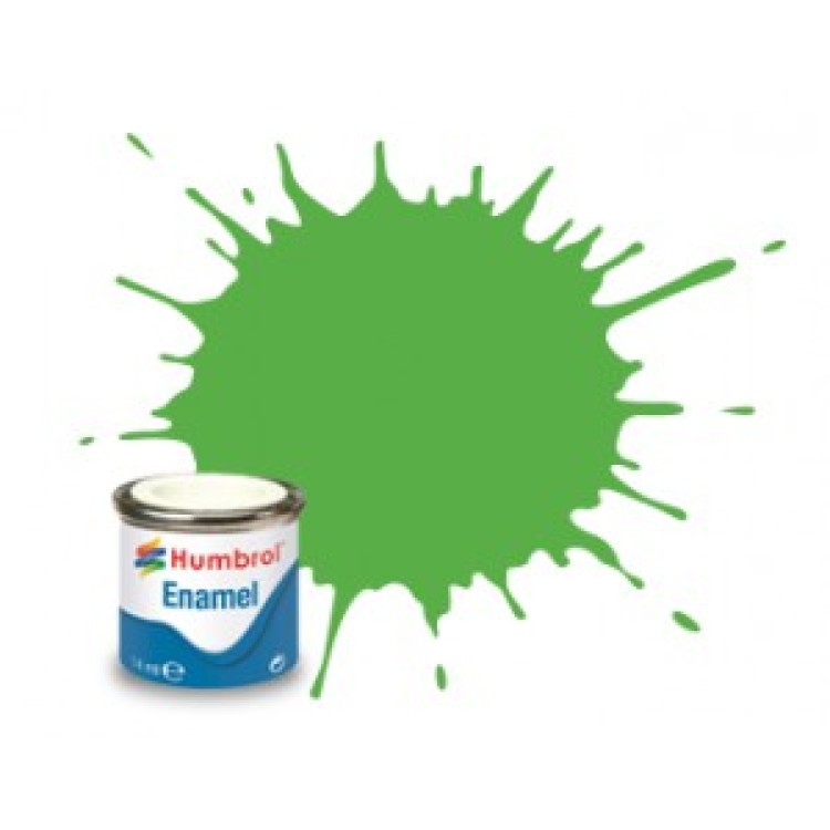 Humbrol Enamel 14ml Tinlet No 1 Matt Bright Green 37 AA0037