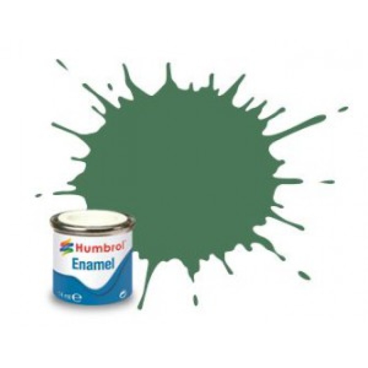 Humbrol Enamel 14ml Tinlet No 1 Matt Mid Green 101 AA1119