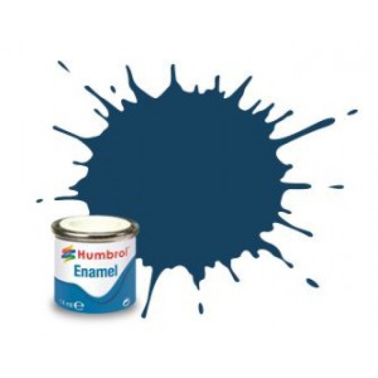 Humbrol Enamel 14ml Tinlet No 1 Matt Oxford Blue 104 AA1153