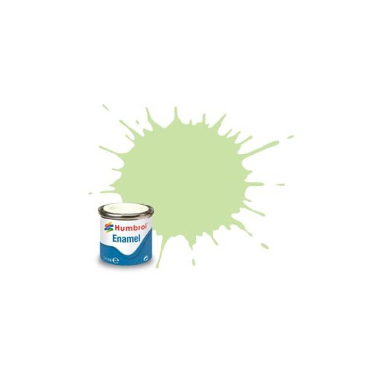 Humbrol Enamel 14ml Tinlet No 1 Matt Pastel Green 36 AA0036
