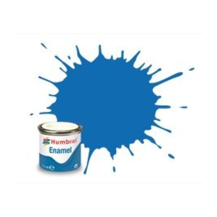 Humbrol Enamel 14ml Tinlet No 1 Metallic Baltic Blue 52 AA0566