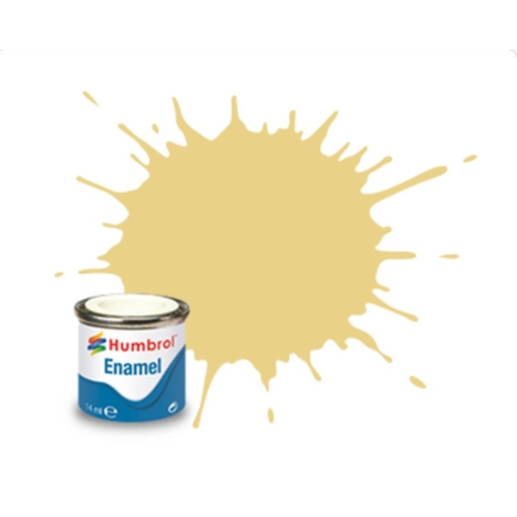 Humbrol Enamel 14ml Tinlet No 1 Matt Cream 103 AA1136