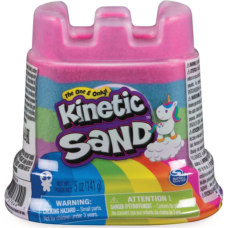 Kinetic Sand 5oz Rainbow Unicorn Sandcastle
