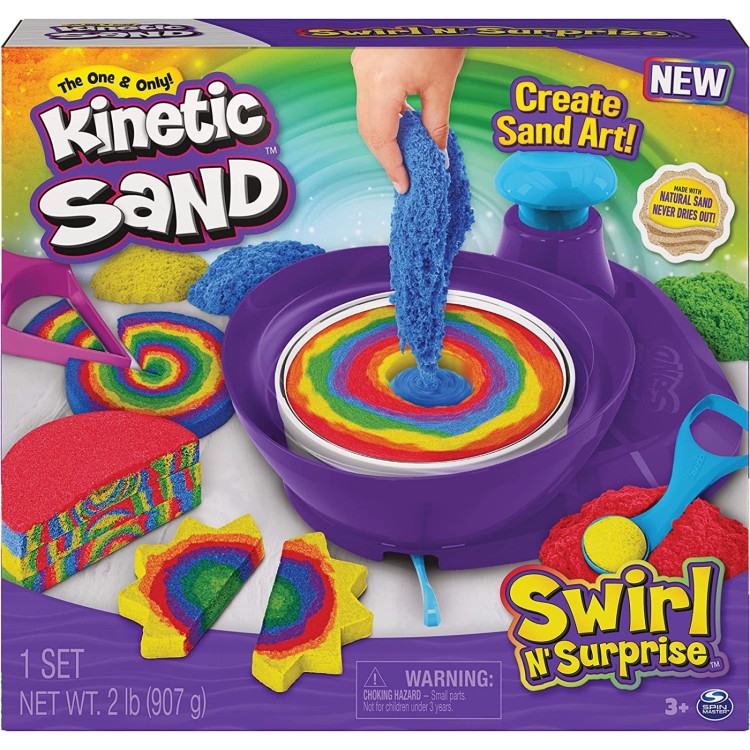 Kinetic Sand Swirl 'N' Surprise