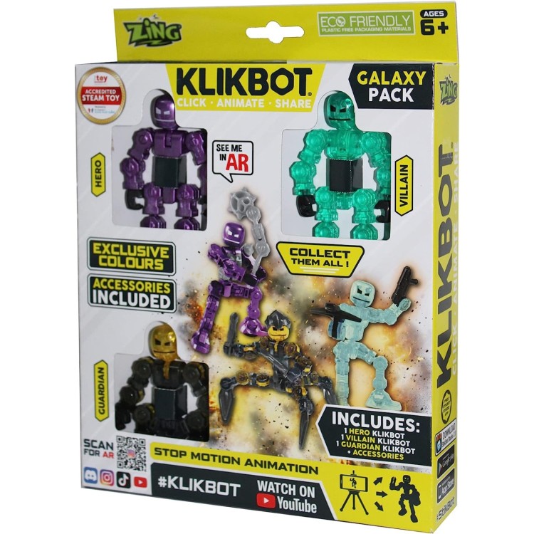 Klikbot Galaxy Pack (3 Figure Pack)