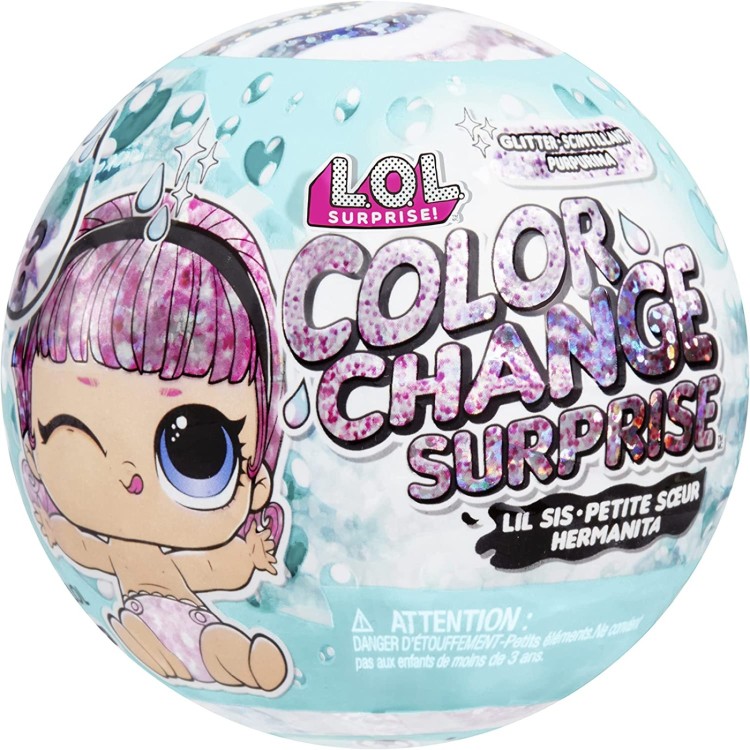 L.O.L. Surprise! Color Change Surprise Glitter Lil Sis S2