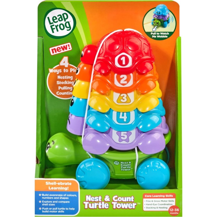 LeapFrog Nest & Count Turtle Tower