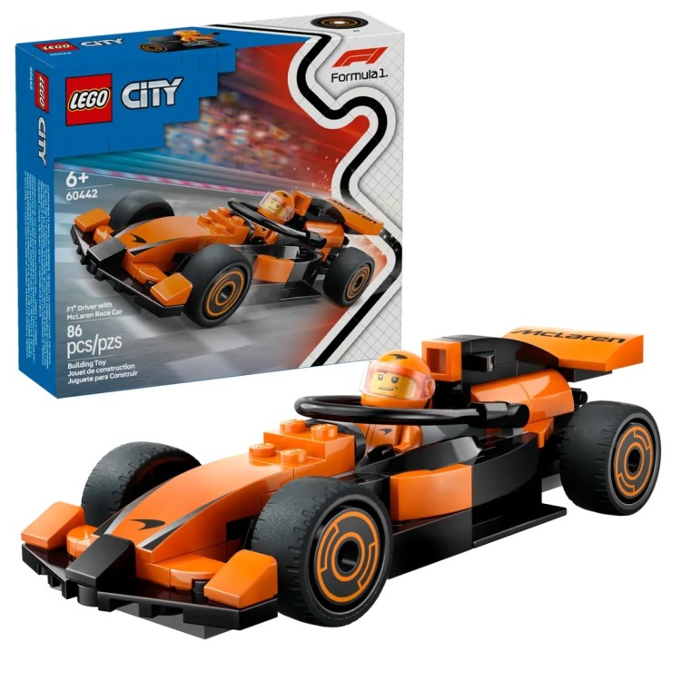 LEGO City F1 Driver with McLaren Race Car 60442